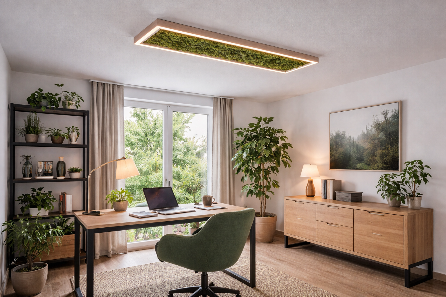 Biophilic Design Arbeitszimmer