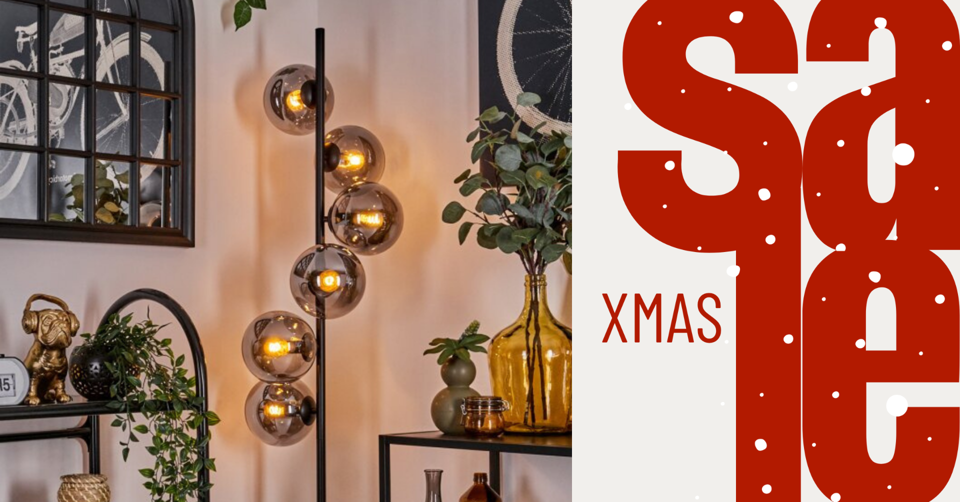 12 % Extra-Rabatt auf Rauchglas Lampen - CODE: XMAS25