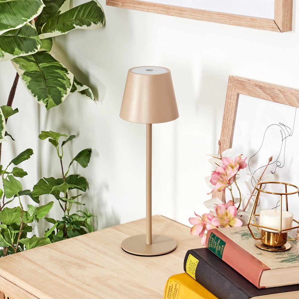 Kabellose und dimmbare Tischlampe mit Akku