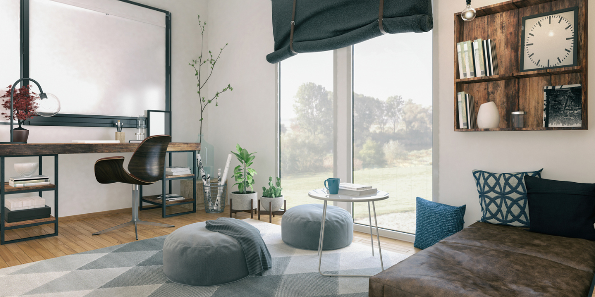 Gästezimmer und Büro kombinieren und funktional beleuchten