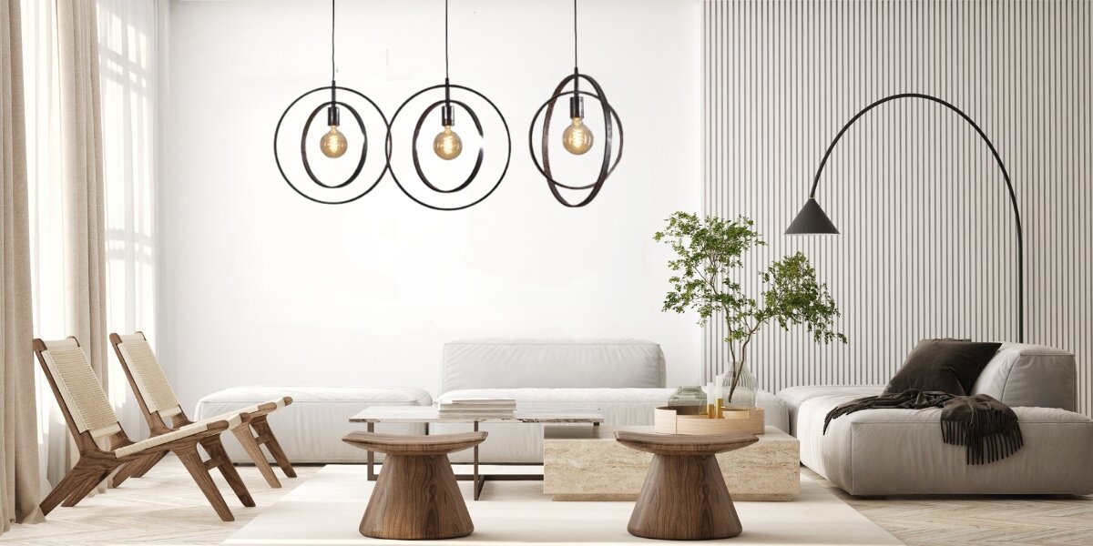 Geometrische Lampen im minimalistischen Design | Standleuchten