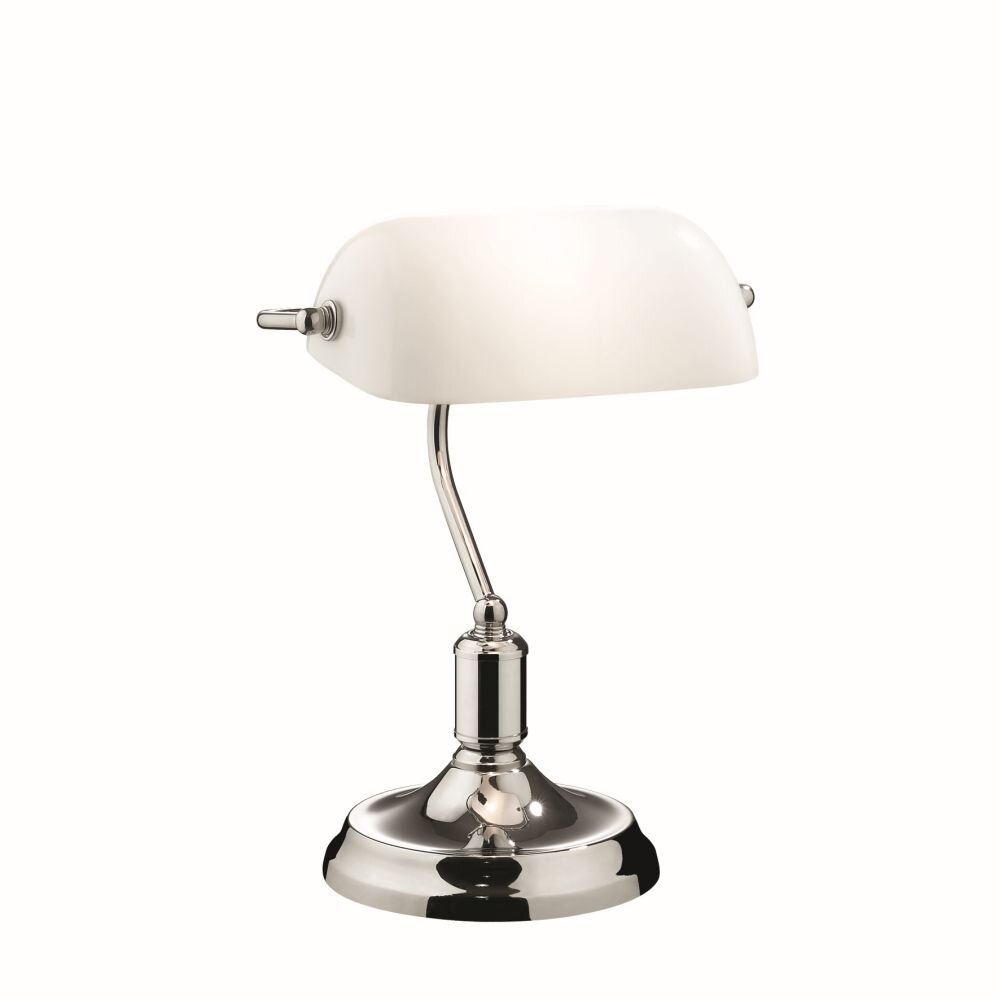 Ideal Lux LAWYER Tischleuchte Chrom, 1-flammig main product photo