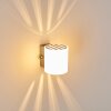 Bamako Wandlampe Nickel-Matt, 1-flammig