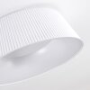 Fremont Deckenleuchte LED Weiß, 1-flammig, Fernbedienung