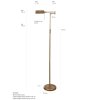 Steinhauer MEXLITE Stehleuchte LED Bronze, 1-flammig