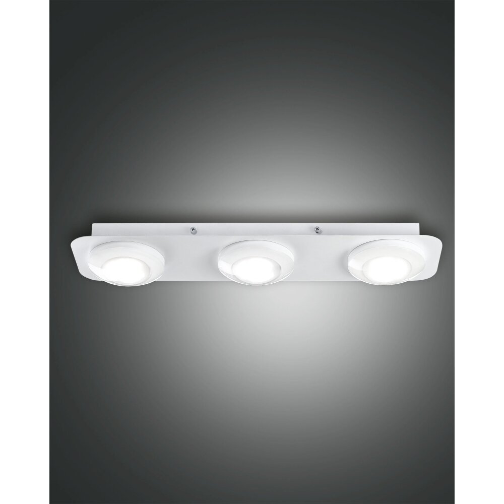 Fabas Luce Swan Deckenleuchte LED Weiß, 3-flammig main product photo