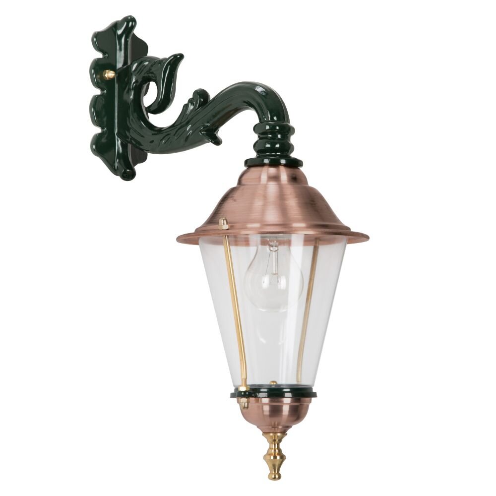 KS Verlichting Hoorn Wandleuchte Grün, Kupferfarben, 1-flammig main product photo