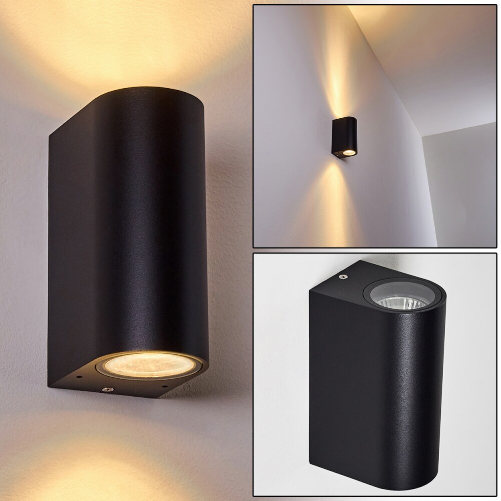Norrelogum Außenwandleuchte Schwarz, 2-flammig main product photo