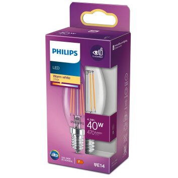 Philips LED E14 4,3 Watt 2700 Kelvin 470 Lumen