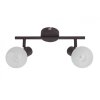 Brilliant Gabon Spotrohr Braun, 2-flammig