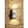 Konstsmide MONZA Außenwandleuchte LED Edelstahl, 2-flammig