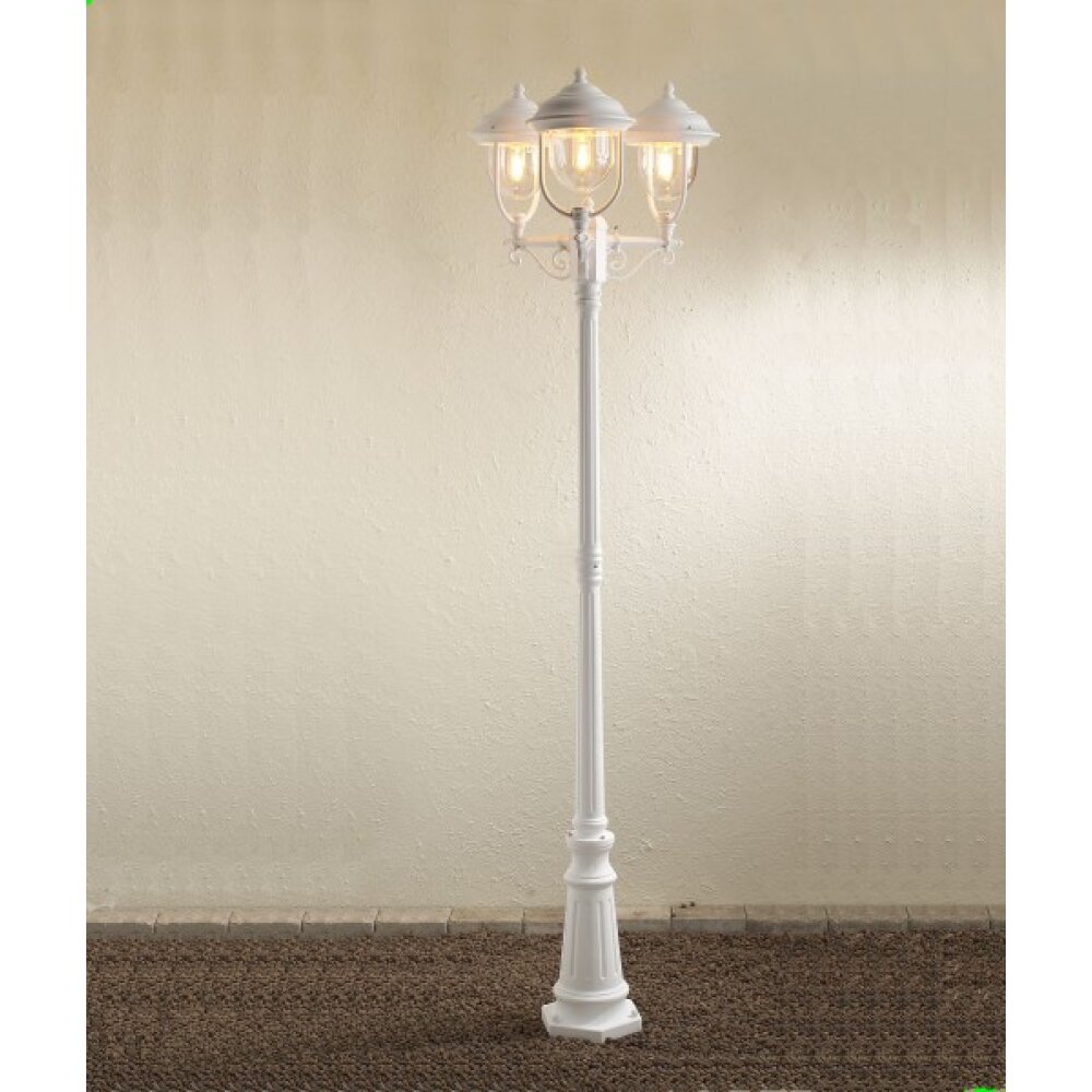 Konstsmide Parma Wegeleuchte Weiß, 1-flammig main product photo