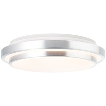 Brilliant Vilma Deckenleuchte LED Silber, Weiß, 1-flammig, Fernbedienung, Farbwechsler