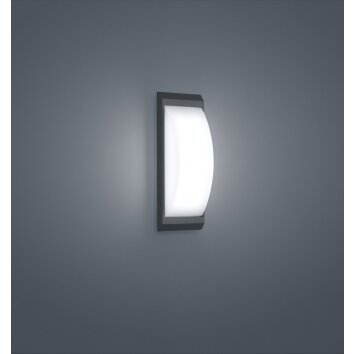 Helestra Kapo Außenwandleuchte LED Grau, 1-flammig
