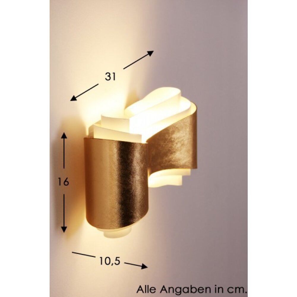 Selene IONICA Wandleuchte LED Gold, 1-flammig main product photo