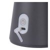 Lucide LA DONNA Tischlampe Anthrazit, 1-flammig