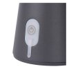 Lucide LA DONNA Tischlampe Anthrazit, 1-flammig