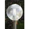 Globo BOWLE Außenlampe Edelstahl, Transparent, Klar, 1-flammig