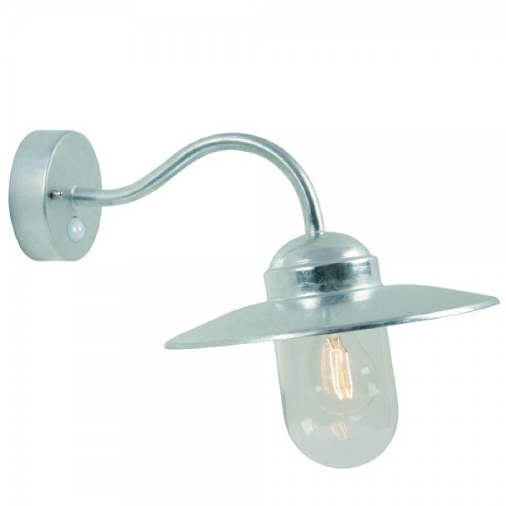Nordlux LUXEMBOURG Außenwandleuchte Verzinkt, 1-flammig, Bewegungsmelder main product photo