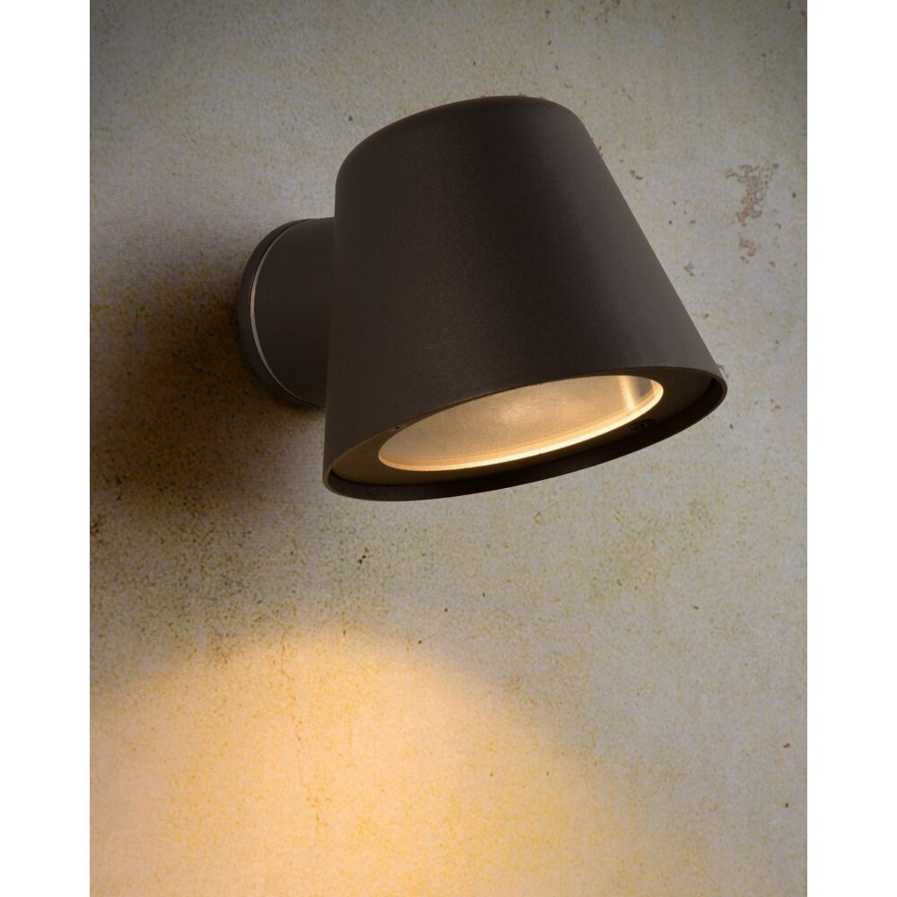 Lucide DINGO-LED Außenwandleuchte Anthrazit, 1-flammig main product photo