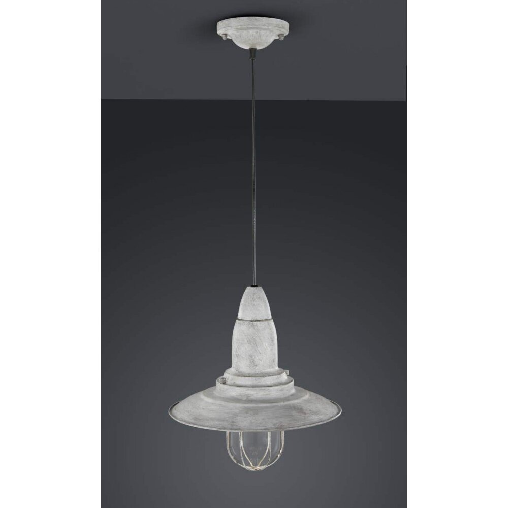 Trio Leuchten FISHERMAN Hängeleuchte Grau, 1-flammig main product photo