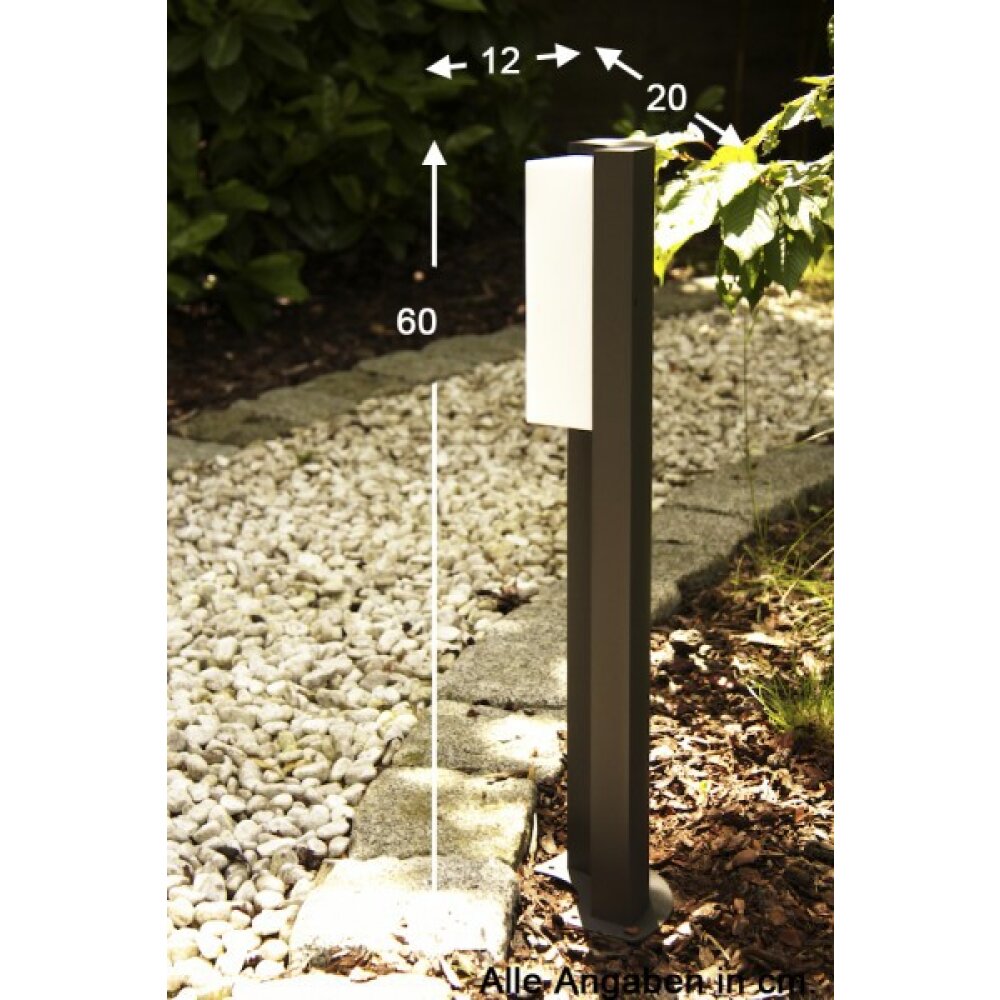 Trio Leuchten SUEZ Außenstehleuchte LED Schwarz, 1-flammig main product photo