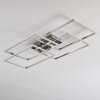 Cheka Deckenleuchte LED Aluminium, 4-flammig, Fernbedienung