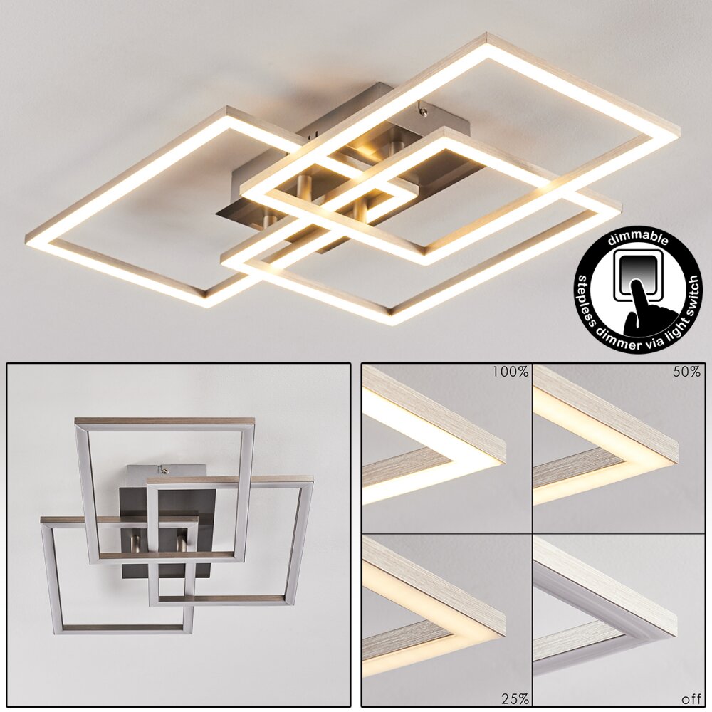 Cheka Deckenleuchte LED Aluminium, 3-flammig main product photo