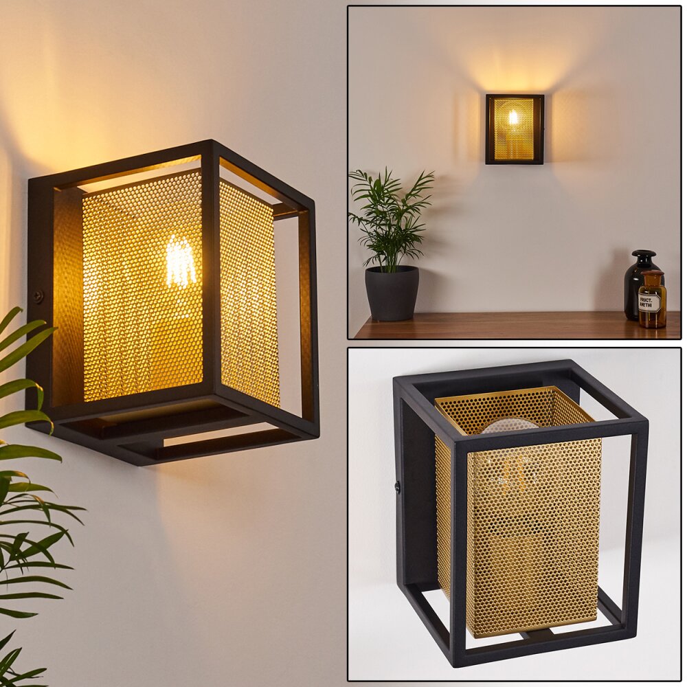 Kabul Wandleuchte Schwarz, 1-flammig main product photo