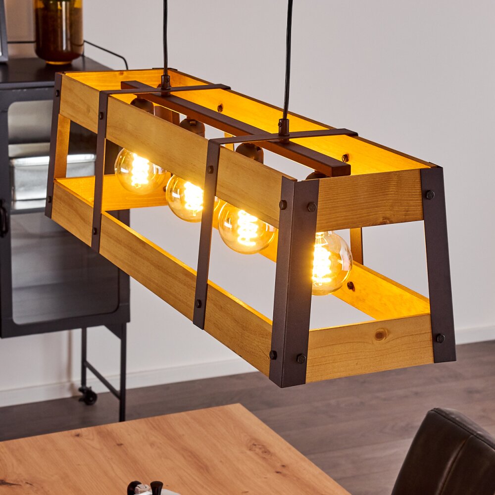 Tiflis Pendelleuchte Schwarz, 4-flammig main product photo