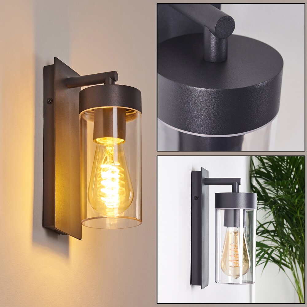 Abaco Wandleuchte Anthrazit, 1-flammig main product photo