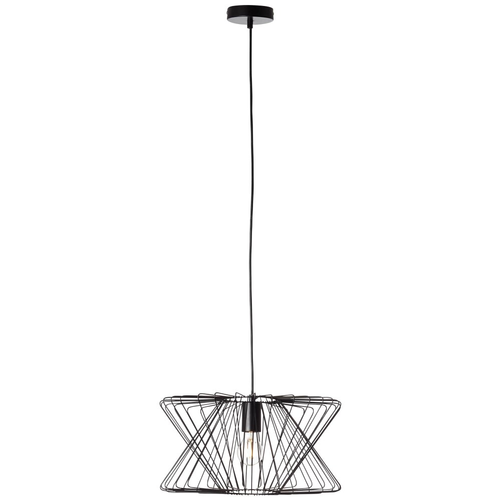 Brilliant George Town Pendelleuchte Schwarz, 1-flammig main product photo