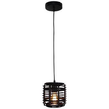 Brilliant CROSSTOWN Pendelleuchte Holz hell, Schwarz 99190/06