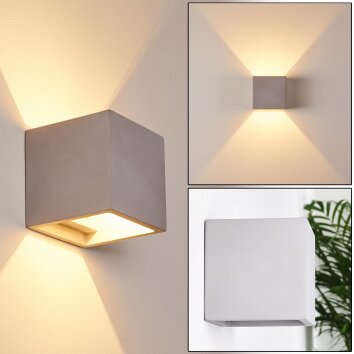 Luce Design Foster Wandleuchte mit handelsüblichen Farben bemalbar, Weiß I- FOSTER-AP