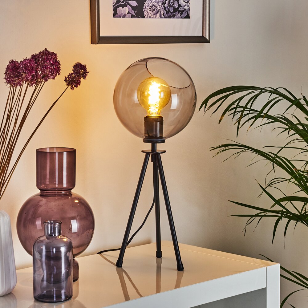 Gondar Tischleuchte Schwarz, 1-flammig main product photo