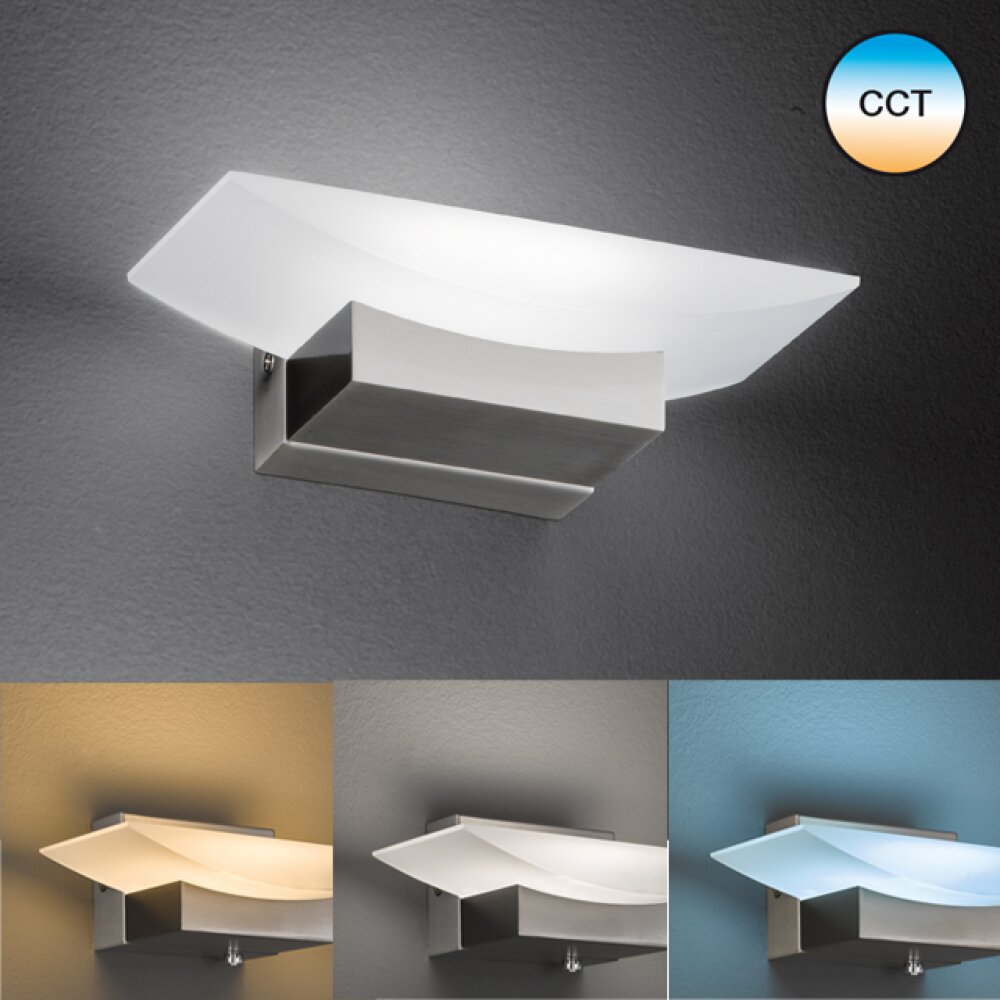 Fischer & Honsel Bowl Wandleuchte LED Nickel-Matt, 1-flammig main product photo
