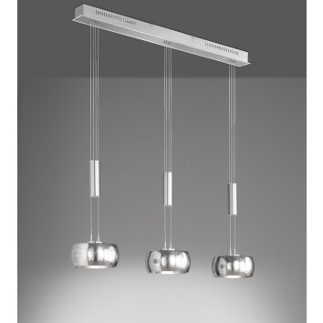 Fischer & Honsel Colette Pendelleuchte LED Nickel-Matt, 3-flammig