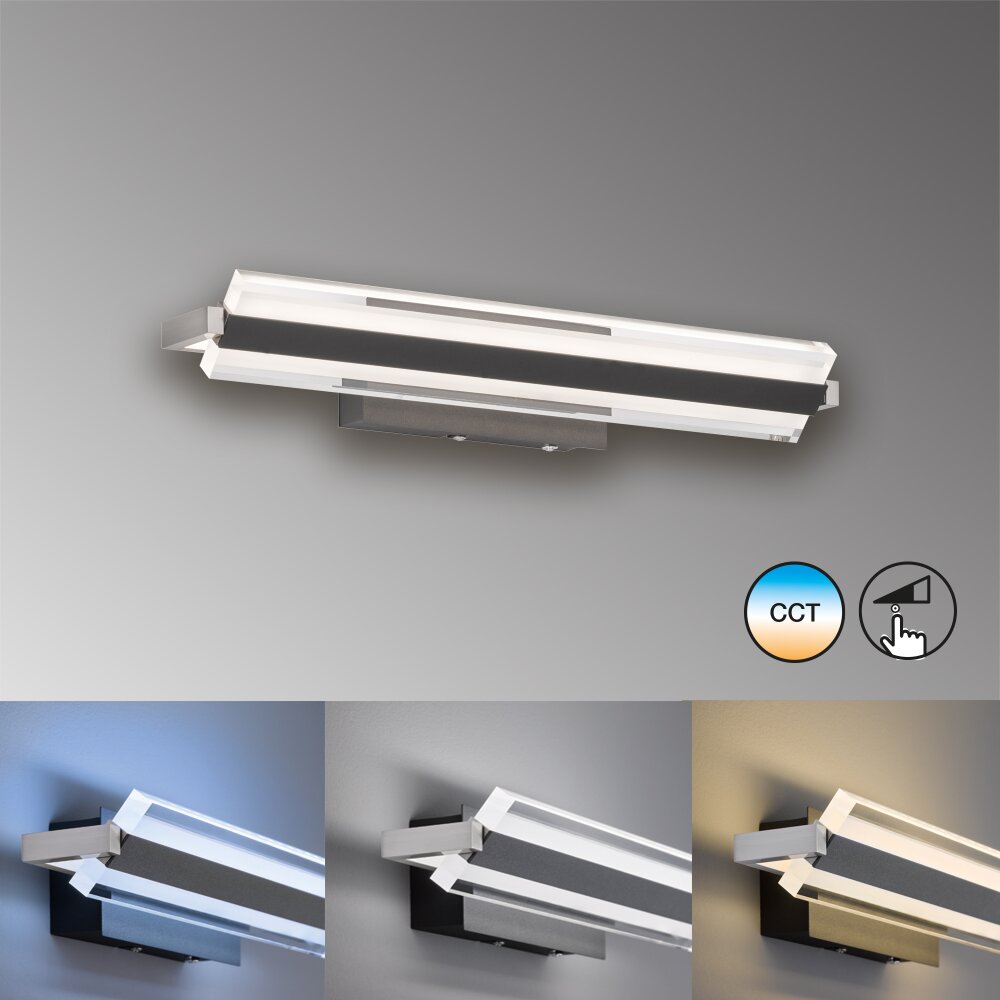 Fischer & Honsel Paros Wandleuchte LED Schwarz, 1-flammig main product photo