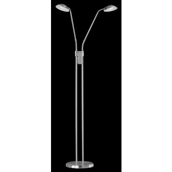 Fischer & Honsel Pool TW Stehleuchte LED Nickel-Matt, 2-flammig, Bewegungsmelder