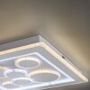 Fischer & Honsel Ratio Deckenleuchte LED Weiß, 1-flammig, Fernbedienung