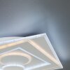 Fischer & Honsel Ratio Deckenleuchte LED Weiß, 1-flammig, Fernbedienung
