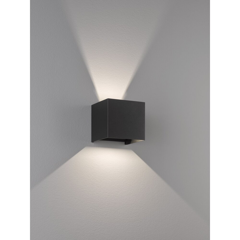 Fischer & Honsel Wall Wandleuchte LED Schwarz, 2-flammig main product photo