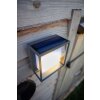 Lutec Curtis Solar Wandleuchte LED Anthrazit, 1-flammig, Bewegungsmelder