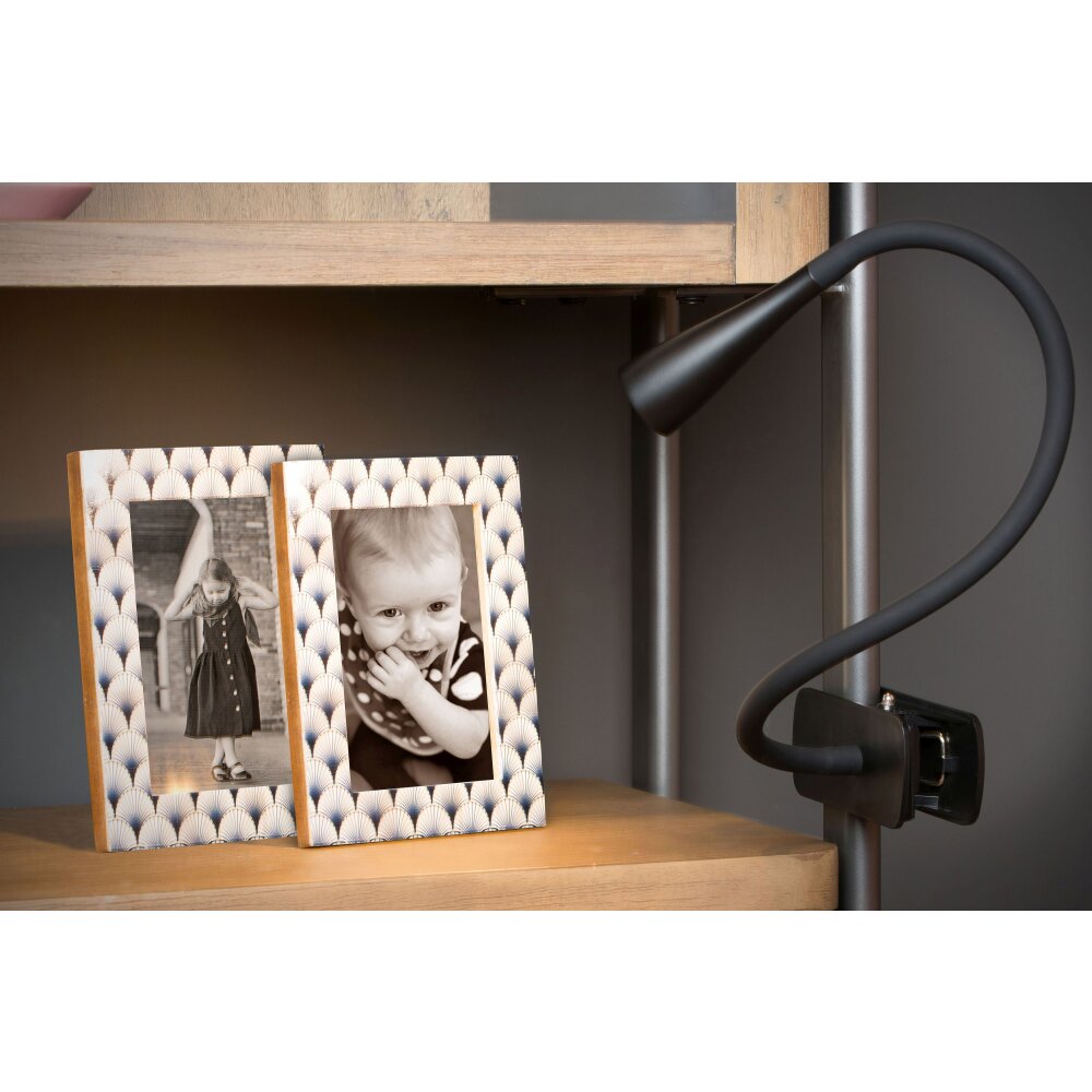 Lucide ZOZY Klemmleuchte LED Schwarz, 1-flammig main product photo