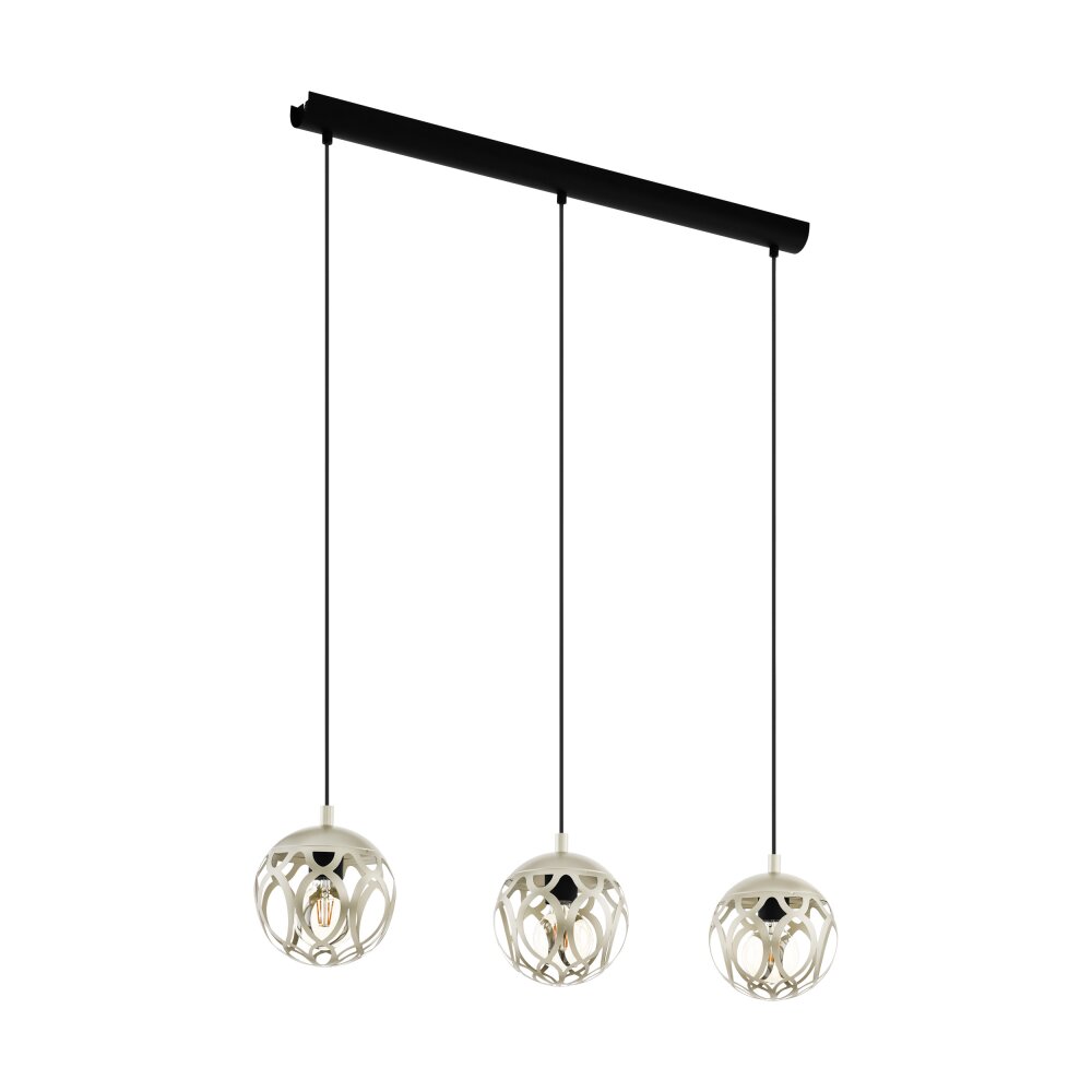 Eglo MIRTAZZA Hängeleuchte Schwarz, 3-flammig main product photo