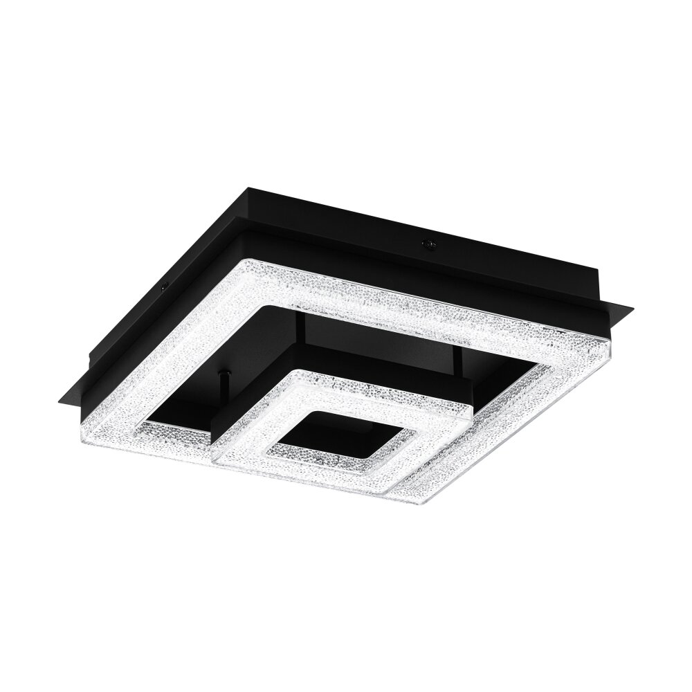 Eglo FRADELO Deckenleuchte LED Schwarz, 1-flammig main product photo