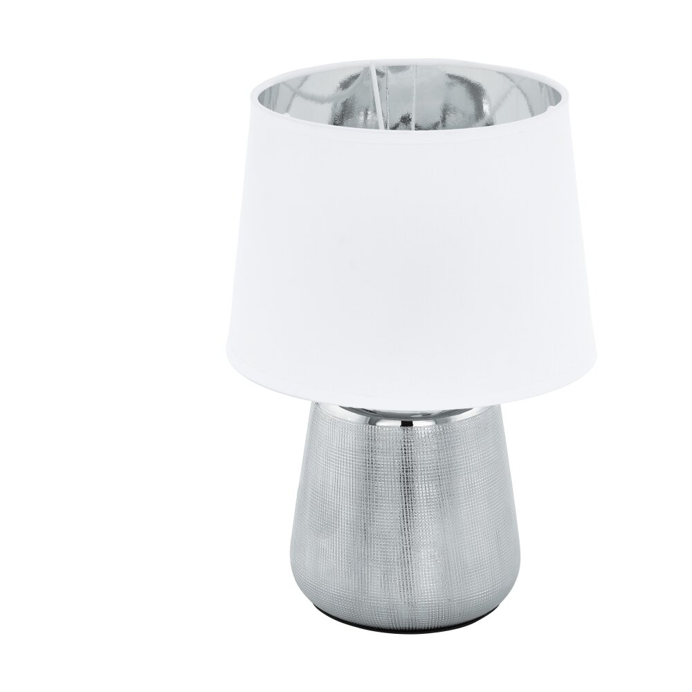 Eglo MANALBA Tischleuchte Silber, 1-flammig main product photo