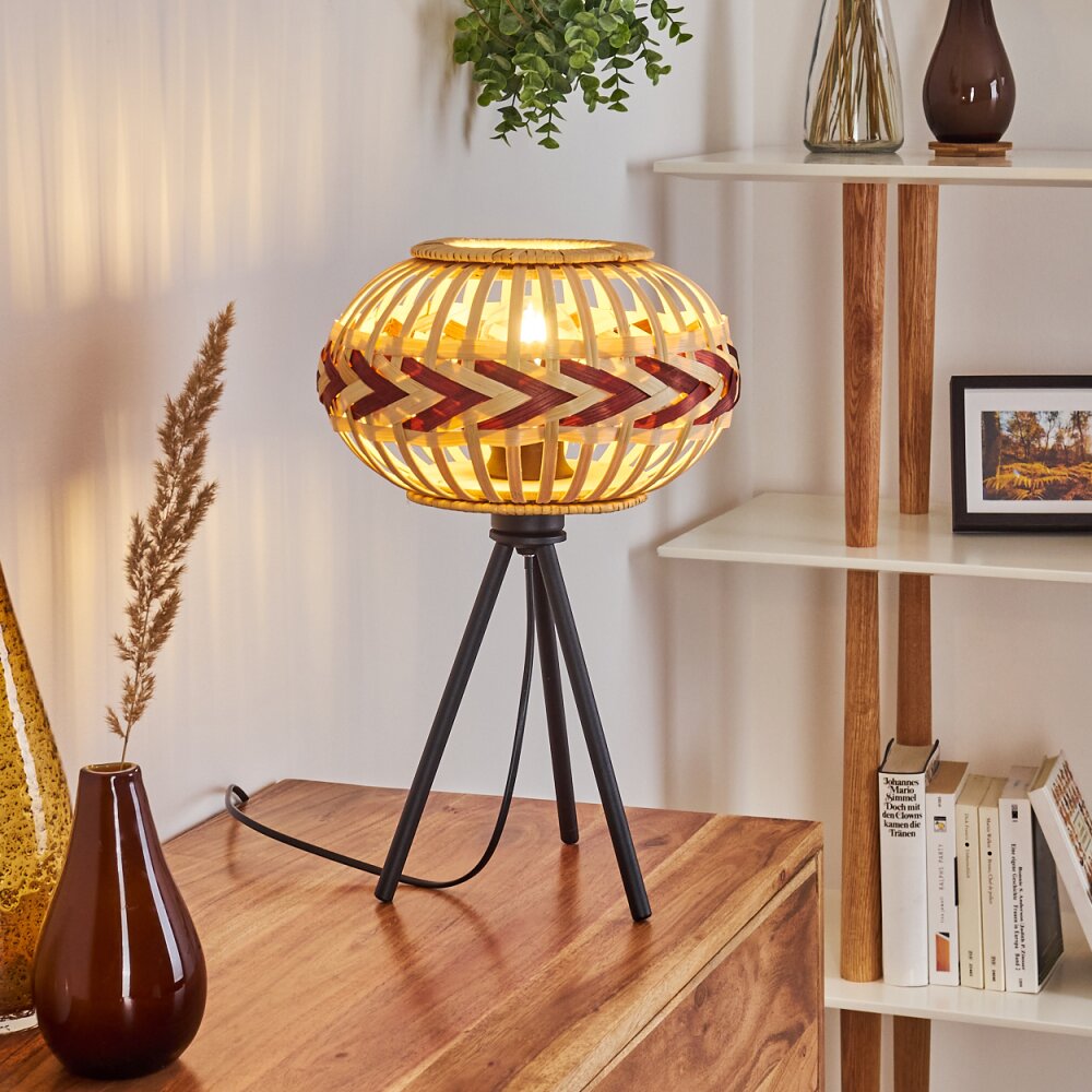 Jaurama Tischleuchte Schwarz, 1-flammig main product photo