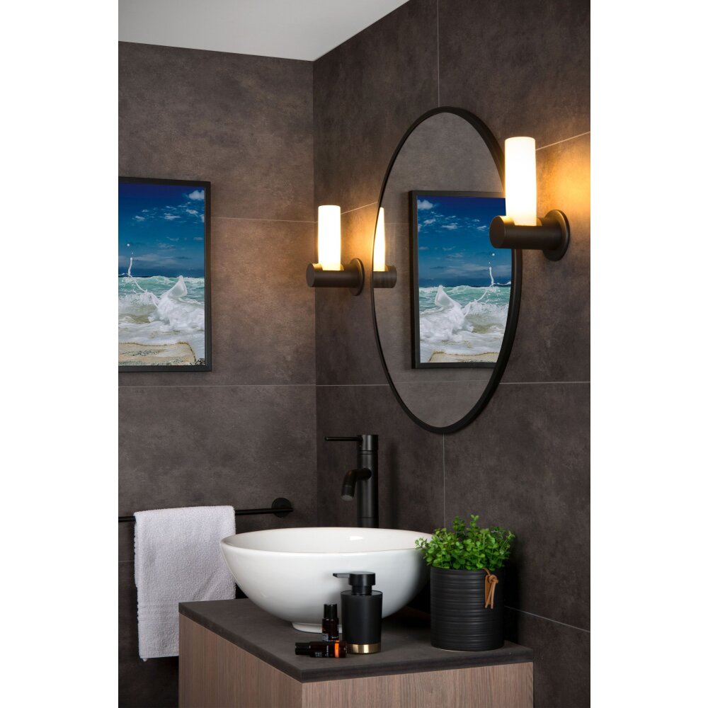 Lucide JAYLA Wandleuchte Schwarz, 1-flammig main product photo