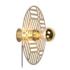 Lucide OLENNA Wandleuchte Gold, Messing, 1-flammig